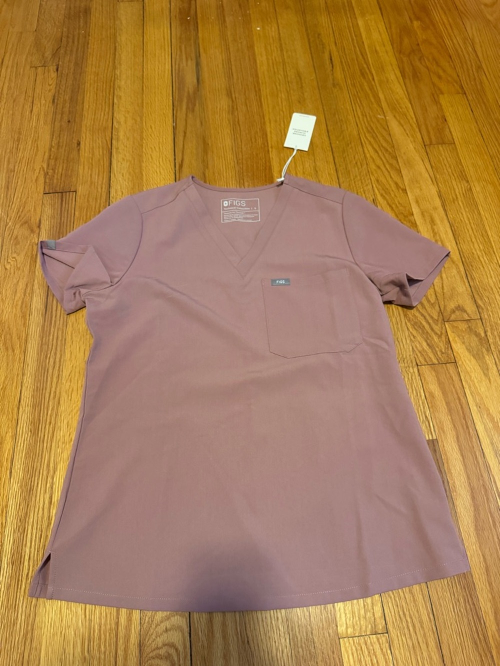 FIGS Mauve Scrub Top